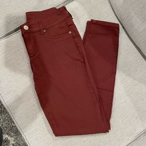 Rust Colored Stretch Skinny Jeans - Like New!